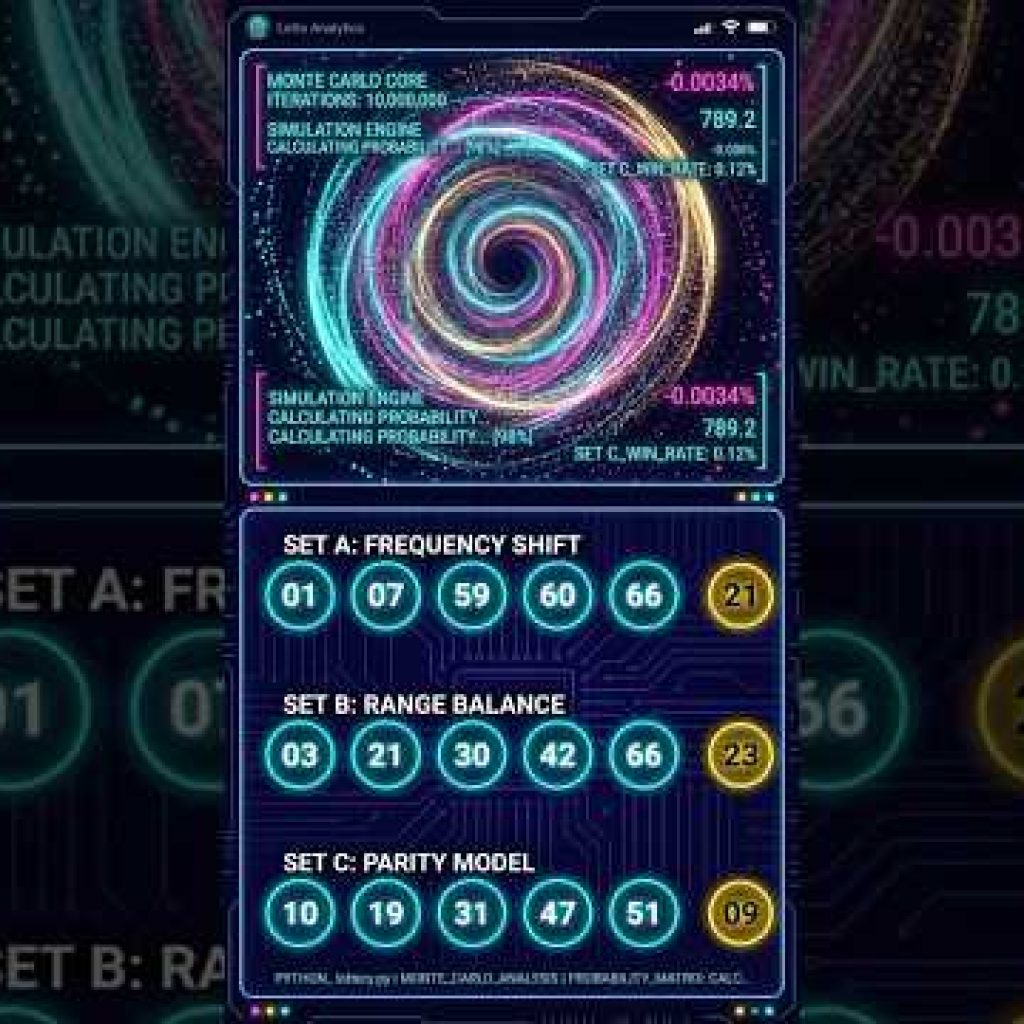 Python Powerball Simulation: Top 3 Algorithmic Sets 📊#python #montecarlo #powerball #coding⁠