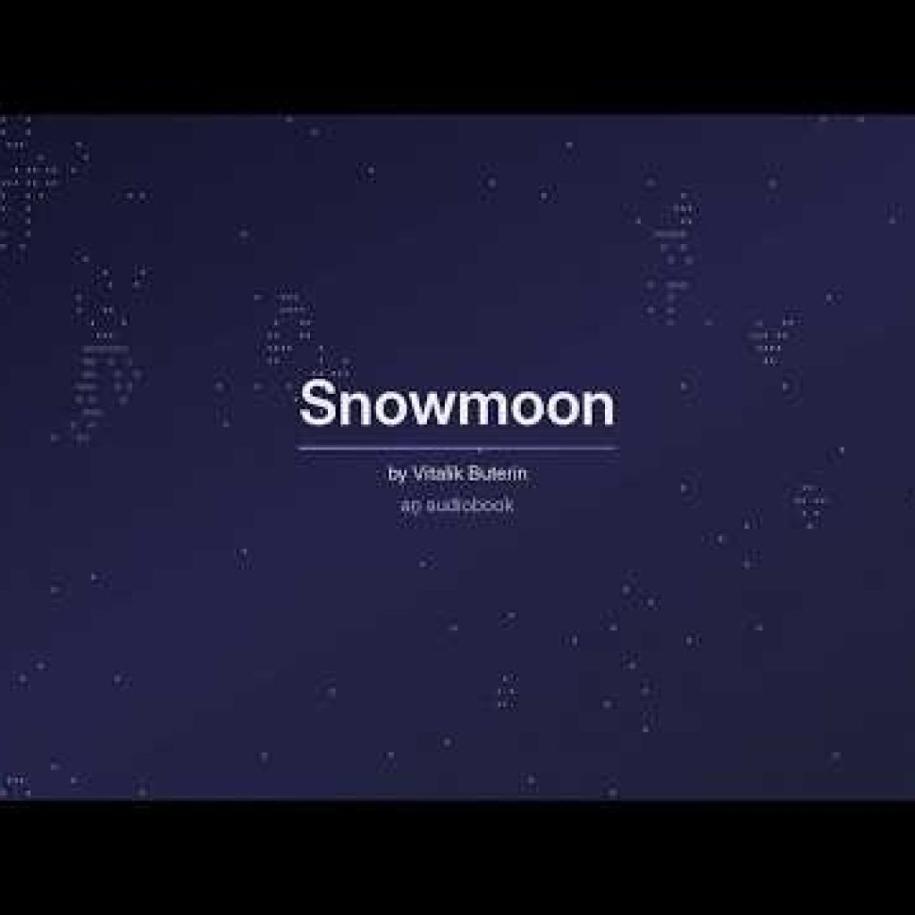 Vitalik Buterin – Snowmoon