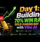 ⚡ Day 1: Building an Automated Trading Bot for Gold (XAUUSD) | 70% Win Rate Algorithmic Vibe Coding