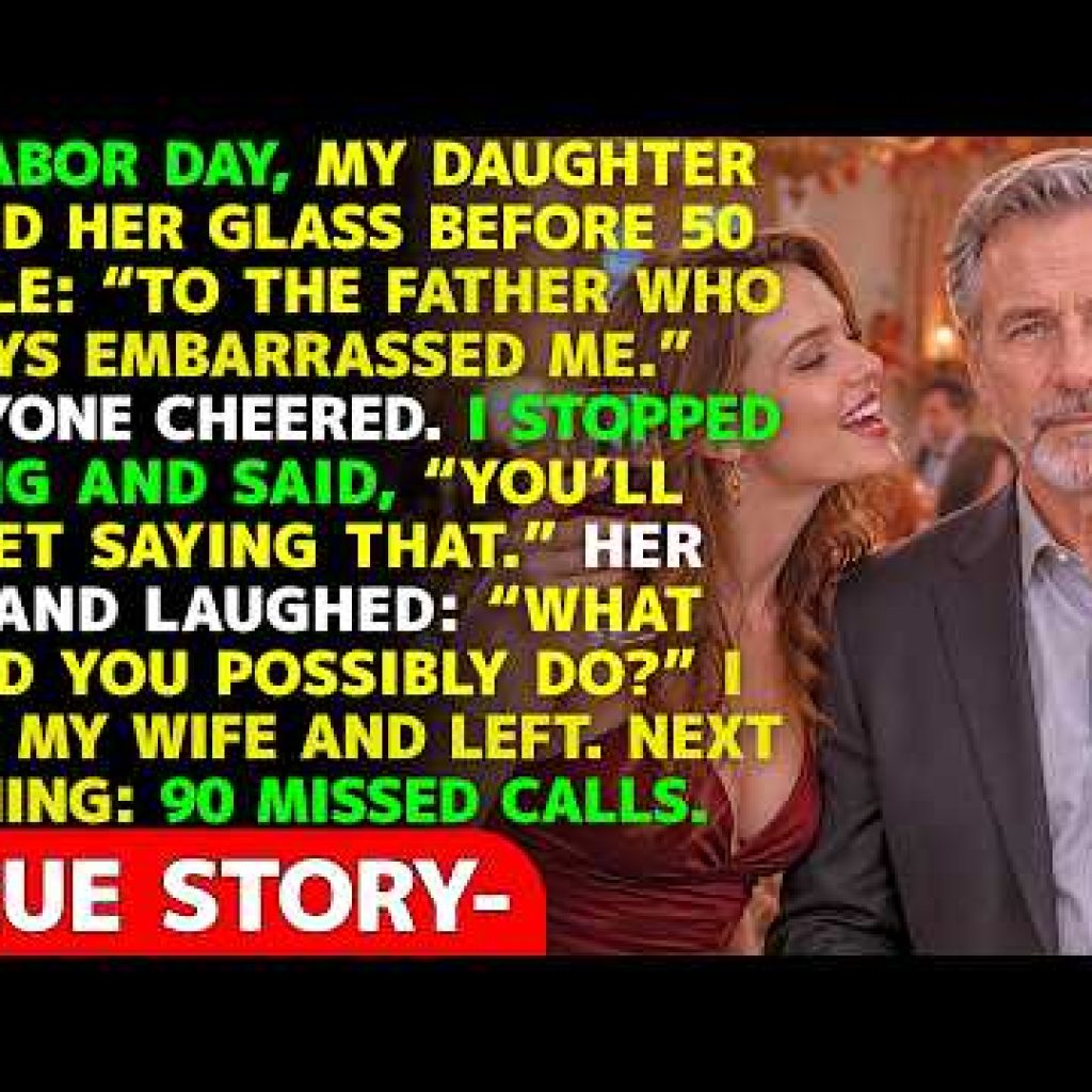 My Daughter Publicly Called Me “The Shame Of Her Life” Before 50 Guests On Labor Day—So I…