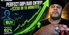 WATCH: My FREE Quant Bot Spotted a PERFECT GBP/AUD Entry (15-Minute Trade) For A $330 Win