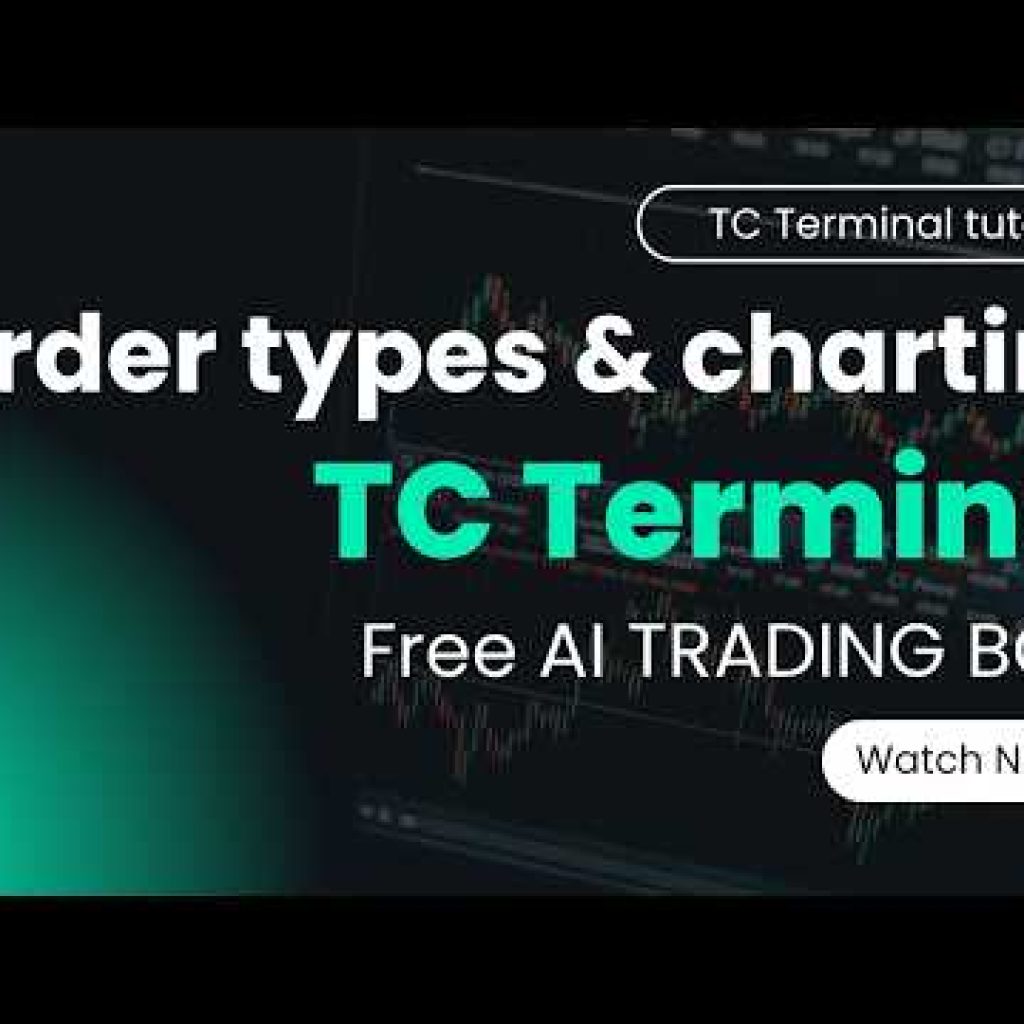 TC TERMINAL – ORDER TYPES AND CHARTING #aitrading #cryptotrading #bitcoin #altcoins #scalping #eth