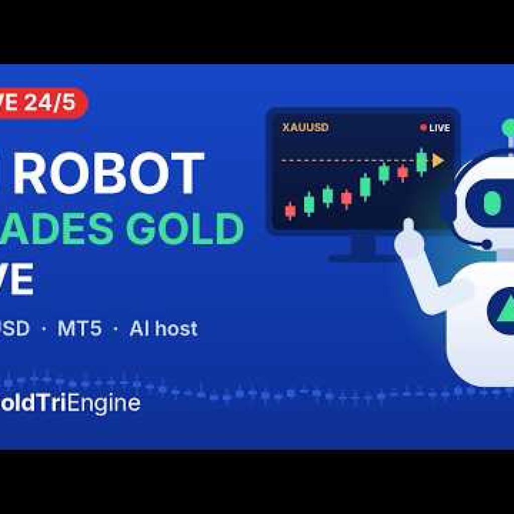 🔴 Gold Trading Robot LIVE 24/5 | XAUUSD MT5 EA Live Trades | GoldTriEngine #15