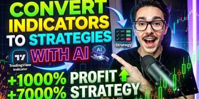 Convert the best Indicators into TradingView Strategies with AI