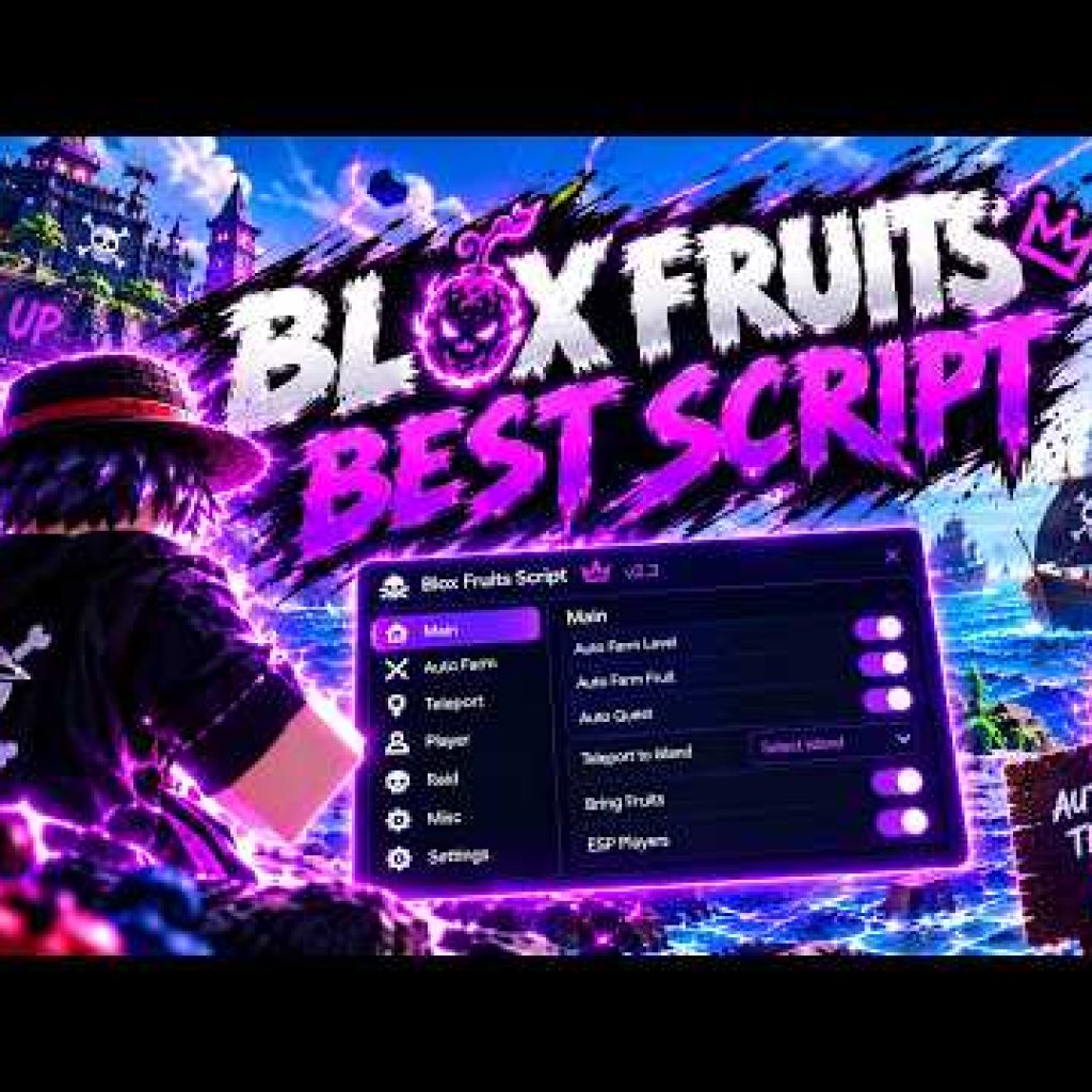 [🔥] Blox Fruits Script (NO KEY) — Auto Farm, Fast Attack, Sea Event & More!