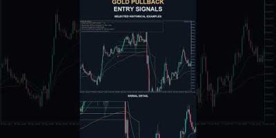 Gold pullback entries with SL and 3 targets — MT5 indicator #shorts