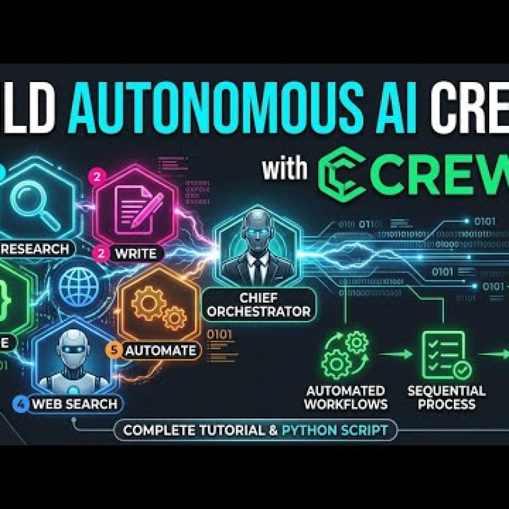 CrewAI Complete Tutorial: Build Autonomous AI Agent Teams in Python!