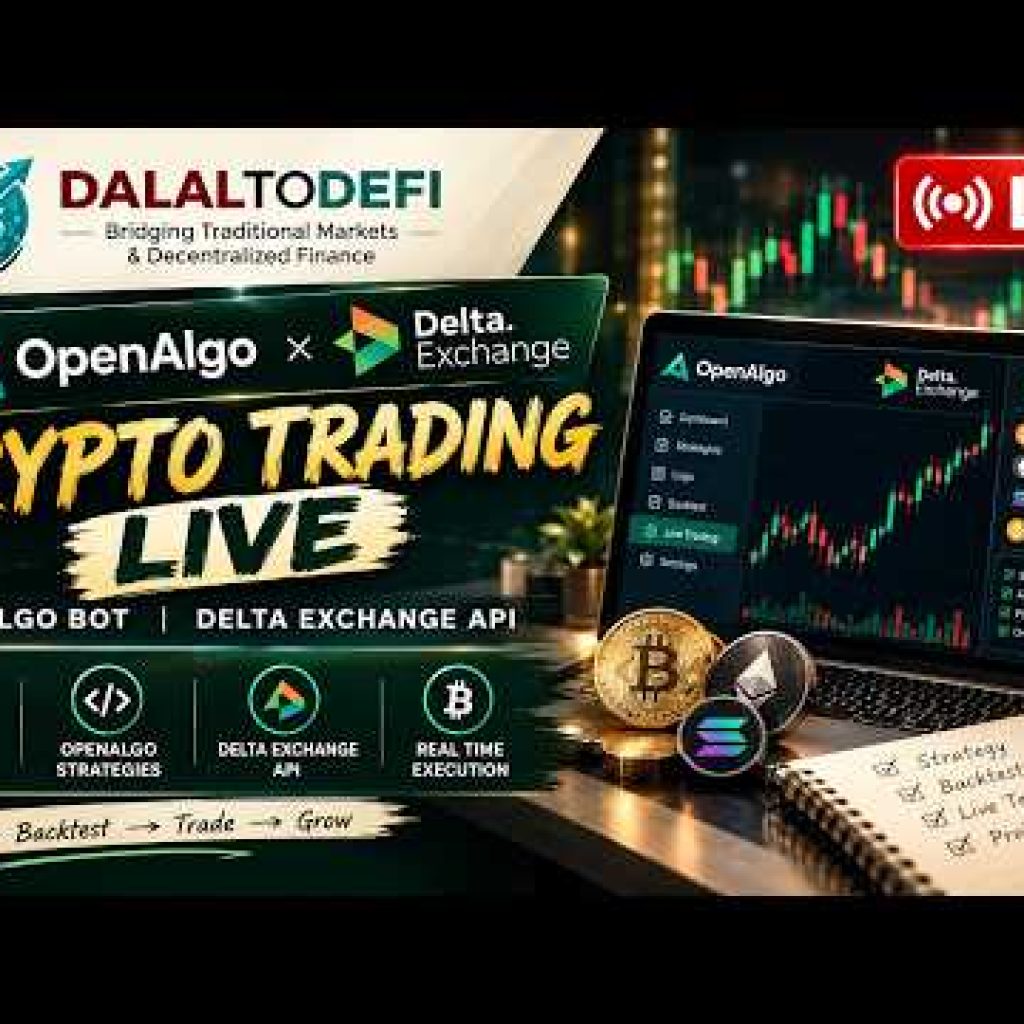 ⚡ LIVE Algo Trading: OpenAlgo + Delta Exchange | Testing Crypto Strategies in Real Time