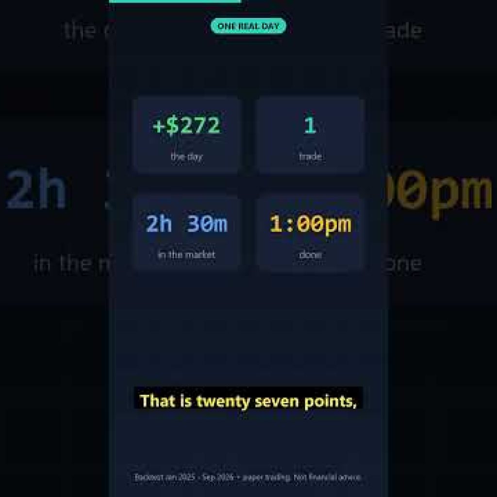 My trading bot made $272 today and stopped by 1pm