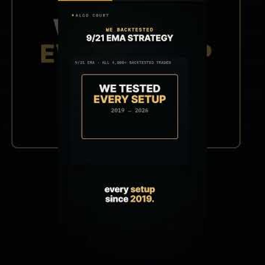 9/21 EMA Crossover Strategy Backtest: $27K in 4 Days? (4,306 Trades)