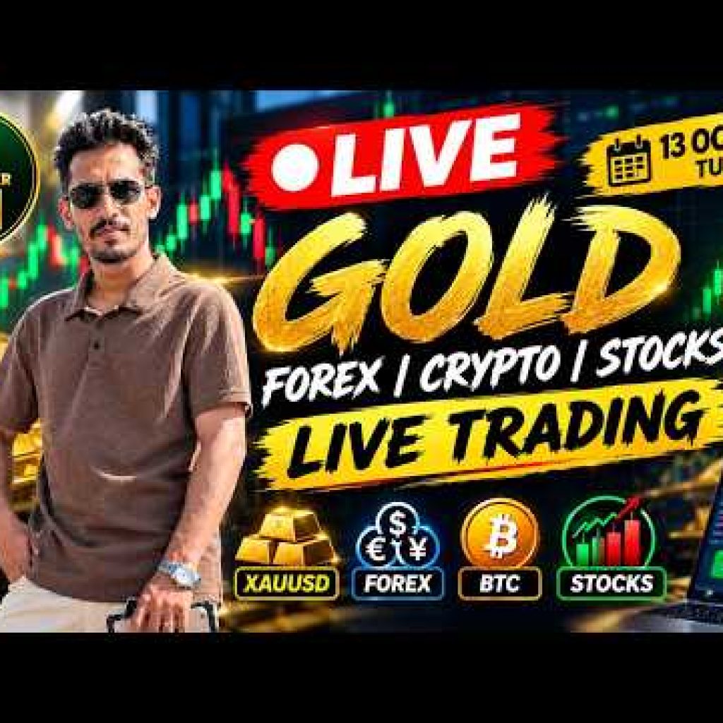 Gold, BTC, Forex & Stocks Live | Real-Time Trading Setups