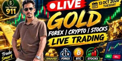 Gold, BTC, Forex & Stocks Live | Real-Time Trading Setups