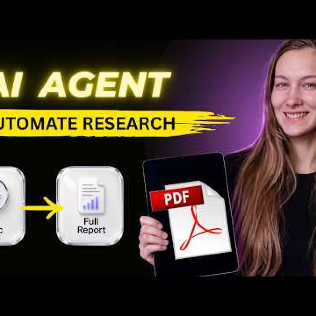 Build an AI Research Agent in n8n: Scrape, Research & Generate PDF Reports (Firecrawl)