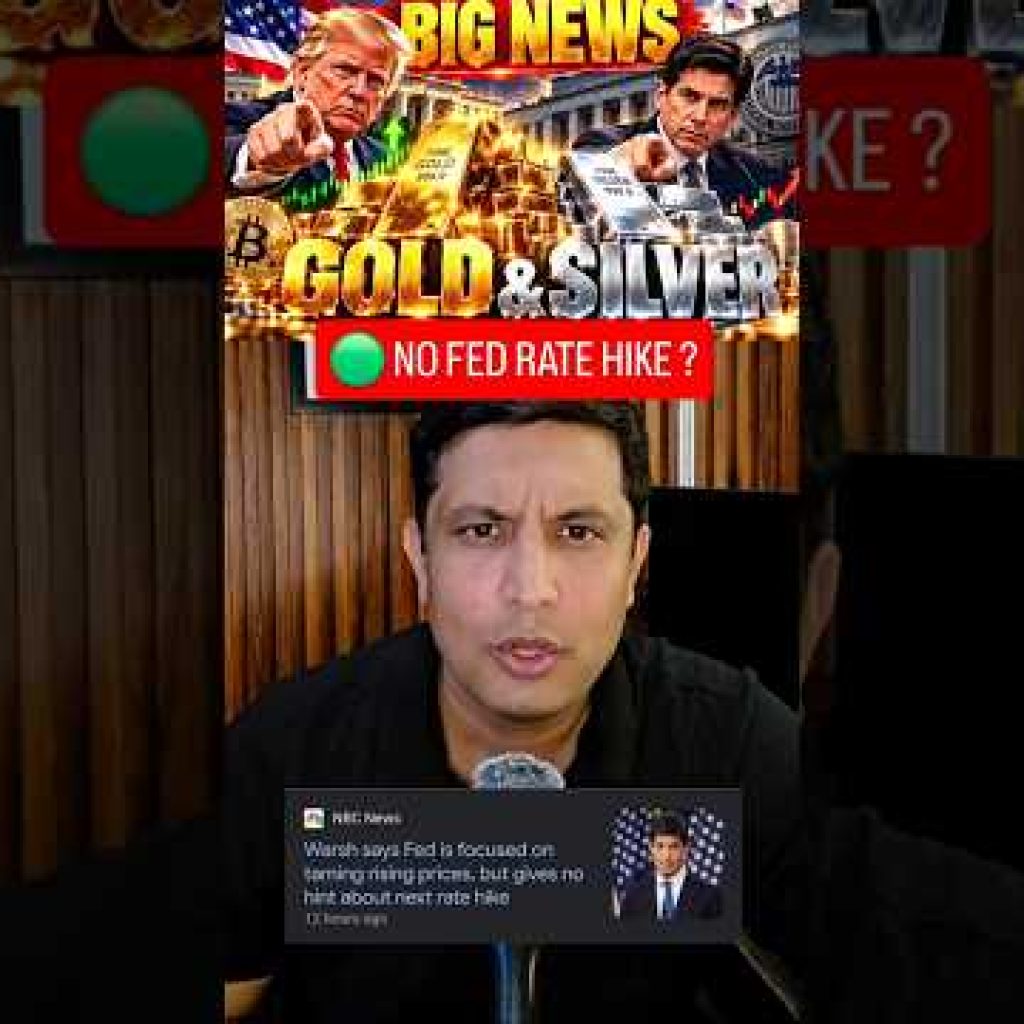 ⚠️ URGENT – FED CHAIR SPEECH ! NO HINT OF RATE HIKE ? GOOD SIGNAL FOR GOLD SILVER BITCOIN ?