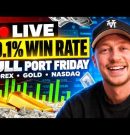 Live Trading Forex, Gold & NQ (XAUUSD FULL Port FRIDAY!)