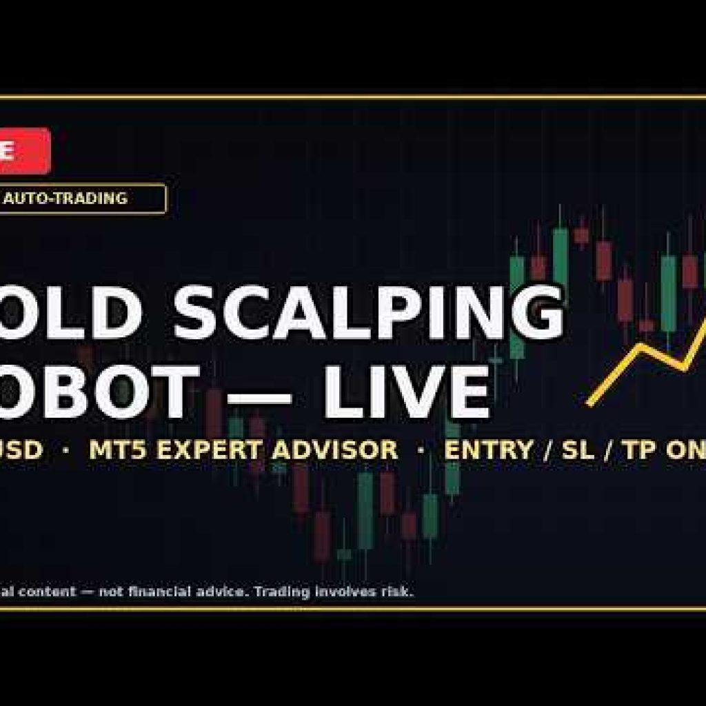 🔴 LIVE: Automated Gold (XAUUSD) Scalping Bot — Watch Every Trade in Real Time
