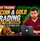 ๐ด Bitcoin & Gold LIVE Trading | Forex & Real-Time Market Analysis | 18 oct 2026
