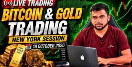 π΄ Bitcoin & Gold LIVE Trading | Forex & Real-Time Market Analysis | 18 oct 2026