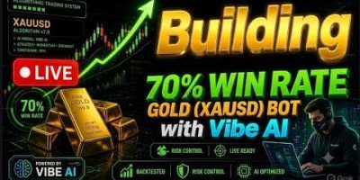 β‘ Day 5: Building an Automated Trading Bot for Gold (XAUUSD) | 70% Win Rate Algorithmic Vibe Coding