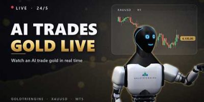 🔴 Gold Trading Robot LIVE 24/5 | XAUUSD MT5 EA Live Trades | GoldTriEngine #45