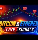 🔴 LIVE Bitcoin BTC & Ethereum ETH Signals | 5-Min Chart 24/7