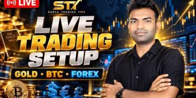 Gold & Bitcoin LIVE Trading | XAUUSD, BTC & Forex Market Analysis | Surya Trading Tips