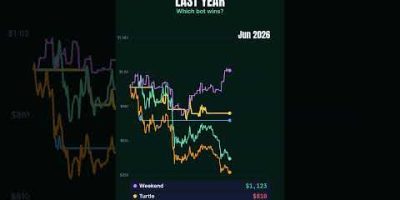 Weekend turned $1,000 into $1,295 (Ethereum in the last year) #shorts