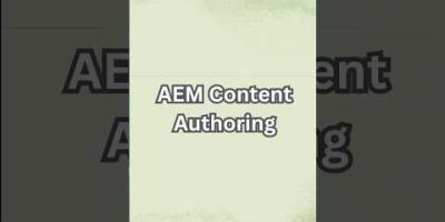 AEM Content Authoring