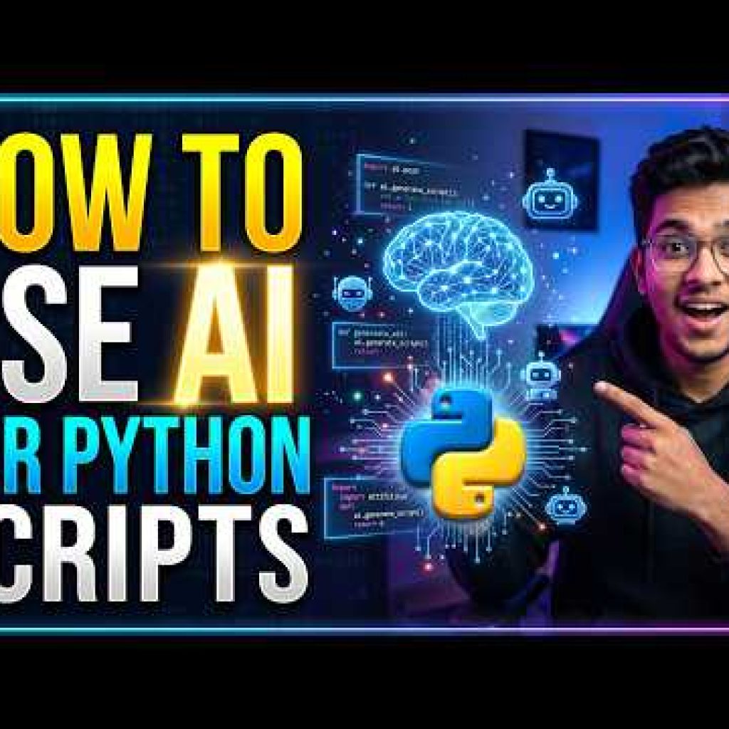 How to use AI for creating Python Scripts | Live Class | Today