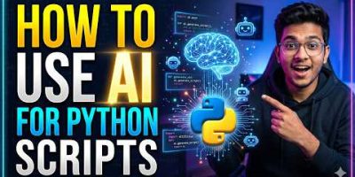 How to use AI for creating Python Scripts | Live Class | Today