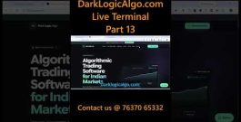 Dark Logic Algo – Fully Automated Trading Bot for Nifty & BankNifty | Scalping, HFT, Android Version
