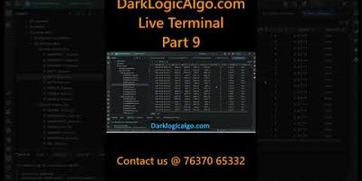 Dark Logic Algo – Fully Automated Trading Bot for Nifty & BankNifty | Scalping, HFT, Android Version
