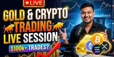 GOLD (XAUUSD) & CRYPTO LIVE TRADING 26 OCT NEW YORK SESSION #gold #crypto #live #forex