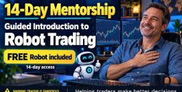Beginner friendly, 14 day, No cost, Robot trading mentorship program which includes a trading robot